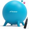 Trideer | Trideer Flexible Seating For Classroom Elementary, Yoga Ball Chairs For Kids, Wobble Chair Of School Supplies For Sensory Kids, Student Desk Chairs For Homeschool (Blue, 55Cm)