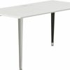 Branch | Branch Office Desk - Durable, Customizable, And Stylish Work Desk Solution For Home Offices - Effortless Assembly And Efficient Cable Management - 48" Fog Top - White Base