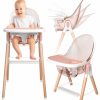 CHILDREN OF DESIGN | Children Of Design 6 In 1 Deluxe Wooden High Chair For Babies & Toddlers, Modern Safe & Compact Baby Highchair, Easy To Clean, Removable Tray, Easy To Assemble, 6 Options 3 Seat Positions 2 Heights