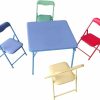 Plastic Development Group | Plastic Development Group Ch2023 5 Piece Colorful Kids Activity Foldable Table And Chair Furniture Set For Home Playrooms, Multicolor