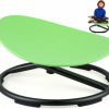 Leyndo | Leyndo Kids Sensory Chair Swivel Spinning Chair For Autism Kids Toddlers Wobble Chair Seat Rocking Chair For Kids Improve Balance Relief Of Motion Sickness (Green,Egg Shape)