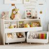 Fulhope | Fulhope Toy Storage Organizer For Kids, Toy Storage Cabinet With Drawers, Boys And Girls Toy Shelf With Wheels, Toy Organizer Kids Bookshelf With Storage For Nursery, Playroom, Bedroom And Classroom