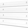 HBlife | Hblife Clear Acrylic 15 Inch Floating Bookshelf For Kids Room Invisible Wall Mounted Hanging Book Display Shelves Modern Picture Ledge Display Storage Organizer, 4 Pcs