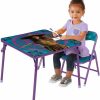 Disney Raya | Disney Raya Table & Chair Set Folding Kids Furniture Table & Chair Includes Toddler Chair With Non-Skid Rubber Feet & Padded Seat Sturdy Metal Construction For Ages 24M+