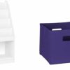 RiverRidge | Riverridge Kids 4 Shelves Three Cubbies Bookrack, White (02-251)