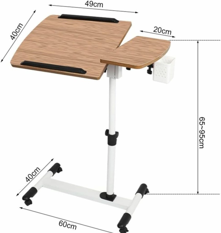 AikanE | Aikane Foldable Computer Table Portable Rotate Laptop Desk Table For Bed Can Be Lifted Standing Desk Home Furniture (Color : D, Size