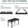 HDHNBA | Hdhnba Modern Simple Style Pc Table Folding Desk No Assembly Required, Writing Computer Desk…