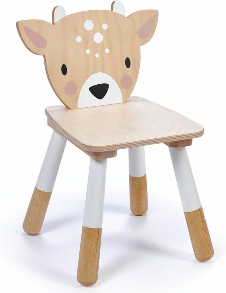 Tender Leaf Toys | Tender Leaf Toys - Forest Table And Chairs Collections - Adorable Kids Size Art Play Game Table And Chairs - Made With Premium Materials And Craftsmanship For Children 3+ (Forest Fox Chair)