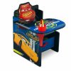 Delta Children | Delta Children Chair Desk With Storage Bin, School, Disney/Pixar Cars, Arm Rest|Cushion Availability, Plastic