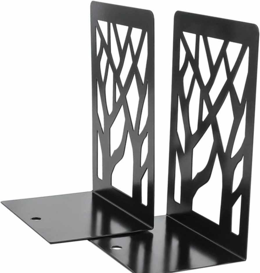 BESTOYARD | Bestoyard 2 Pairs Tree Shadow Bookshelf Zinc Alloy Office Supplies Dropshipping