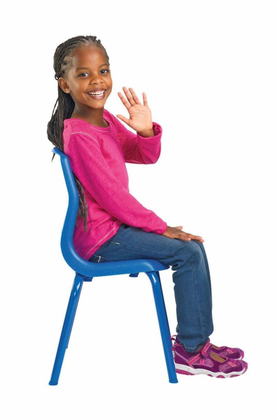 Angeles | Angeles 10\"H Myposture Chair, Yellow, Ab8010Py, Homeschool Classroom Furniture, Flexible Seating, Kids School Desk Chair, Boys-Girls Stackable Chair