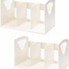 Lunmore | Lunmore 2 Pack Desk Book Shelves Small Desktop Bookshelf F Magazine Holder For Home School And Office