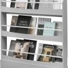 Tangkula | Tangkula Kids Bookshelf, Freestanding 4 Tier Bookcase For Books & Magazines & Newspapers, 2 Anti-Tipping Kits, Toys Storage Shelf Organizer In Kids Room Living Room Nursery Study (Grey, 4 Tier)