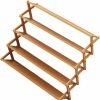 OFFSCH | Offsch 5 Shoe Rack Plant Shelf Indoor Wood Bookshelf Kids Book Shelf Shoe Shelves Shoe Storage Organizer Stand Shelf Kid Bookshelf Folding Bookshelf Bamboo Storage Box Household