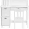 OLELY | Olely (90 X 45 X 86 Cm Painted Student Desk And Chair Set Study Table Set Study Table B White (