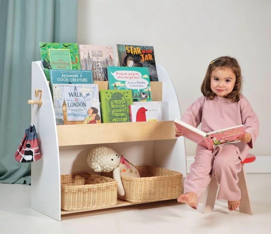 Tender Leaf Toys | Tender Leaf Toys - Forest Bookcase - Sturdy And Practical Bookcase And Storage Unit - Beautiful Gender-Neutral Playroom/Bedroom Organisation, Promotes Reading And Early Learning - Age 3+