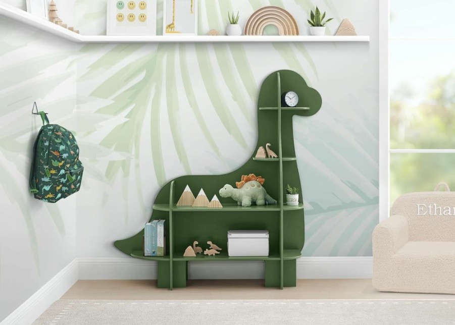 Delta Children | Delta Children Tree Bookcase - Greenguard Gold Certified, Fern Green/Crafted Natural