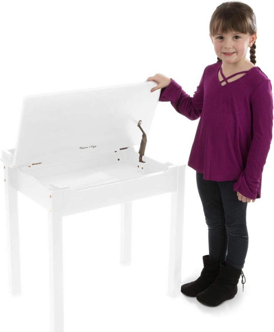 Melissa & Doug | Melissa & Doug Wooden Lift-Top Desk & Chair - White