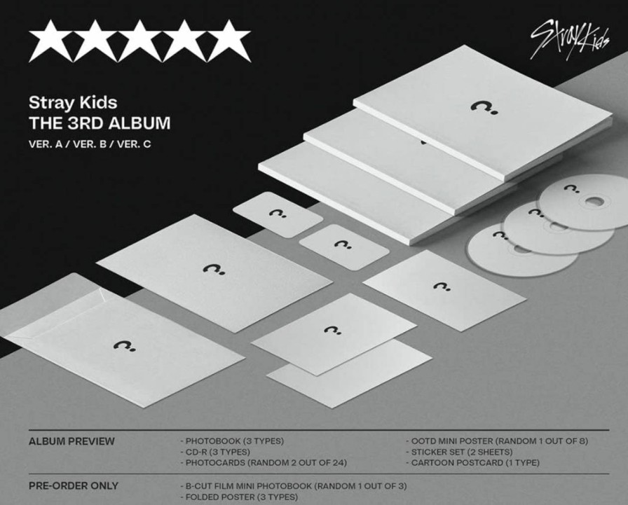 Amazon | Stray Kids 5-Star 3Rd Full Album 3Ver Set