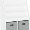 RiverRidge | Riverridge Kids Bookrack With Two Cubbies, White