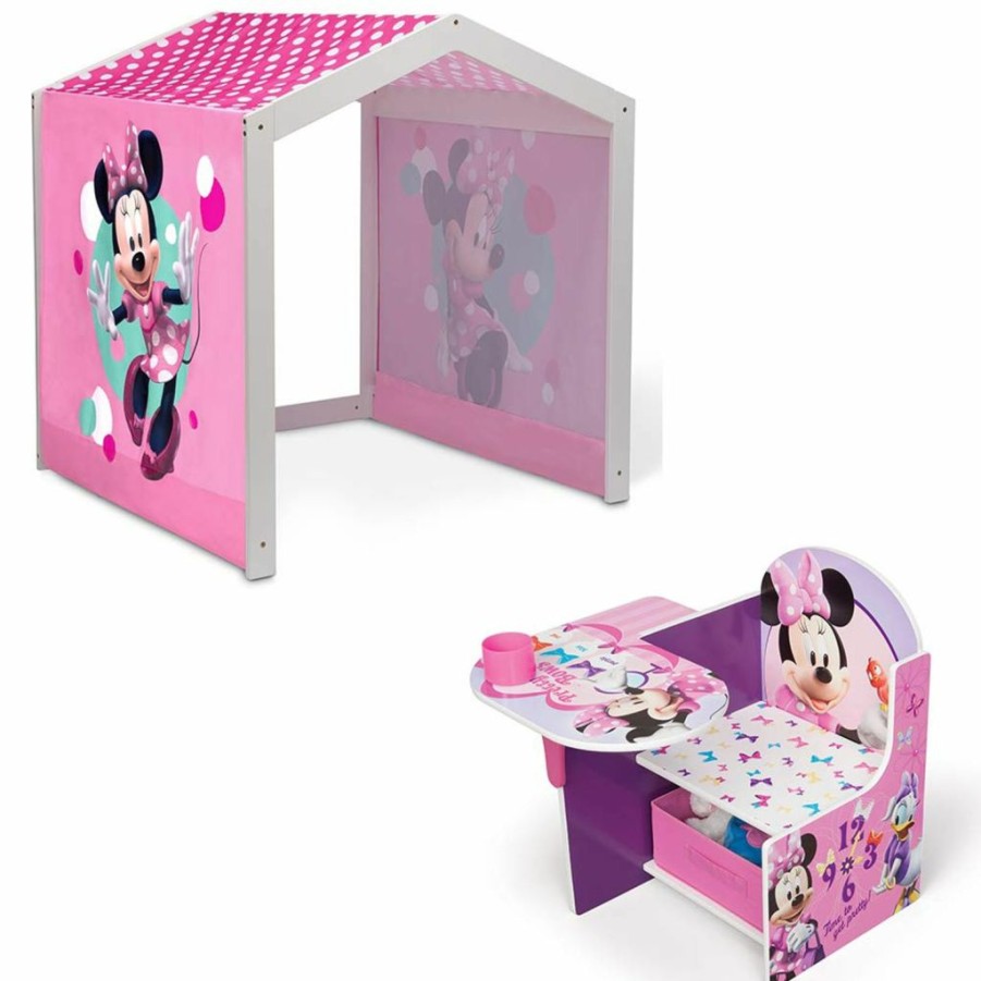 Delta Children | Delta Children Chair Desk With Storage Bin, Disney Minnie Mouse