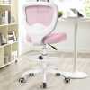 Razzor | Razzor Armless Office Chair With Wheels, Cute Kids Desk Chair For Boys Girls, Mesh Task Rolling Swivel Computer Chair In Home Bedroom School