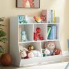 Kovhzcu | Kovhzcu Toy Storage Organizer With Bookshelf, 5-Cubby Children'S Toy Shelf, Toy Storage Cabinet, Suitable For Children'S Room, Playroom, Hallway, Kindergarten, School