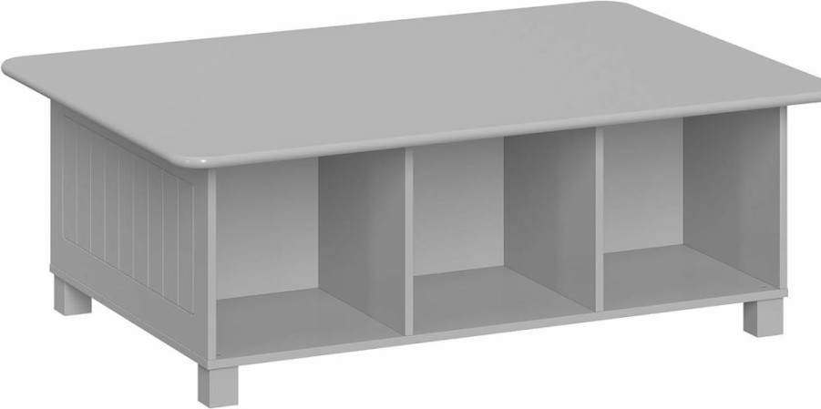 RiverRidge | Riverridge Kids 6 Cubby Storage Gray Activity Table,Grey