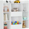 UTEX | Utex Kids Toy Storage And Bookshelf, Multifunctional Bookcase With 8 Cubbies And Bins, Open Kids Bookshelf Organizer Display Stand, Large Toy Storage Cabinet For Kids Room, Classroom, Nursery, White